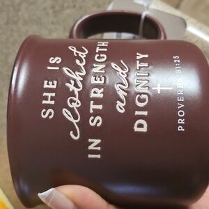 She Is Clothed In Strength Mug